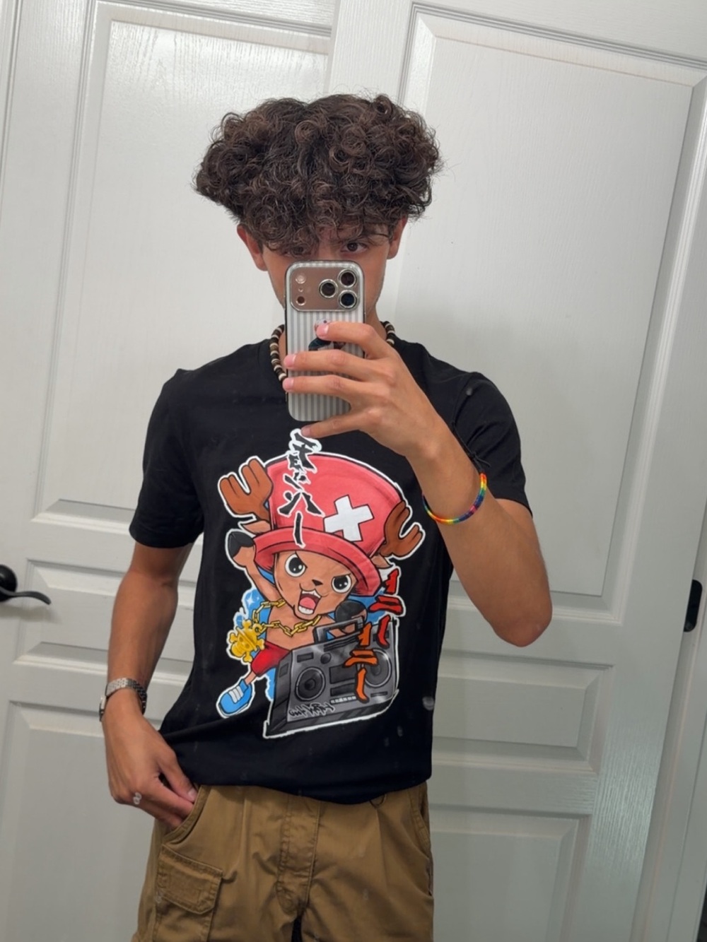 Black One Piece Graphic Tee